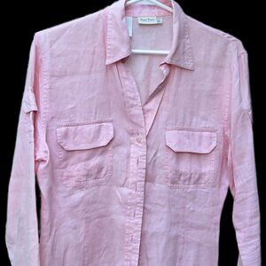 100% Linen Part Two Light Pink Shirt